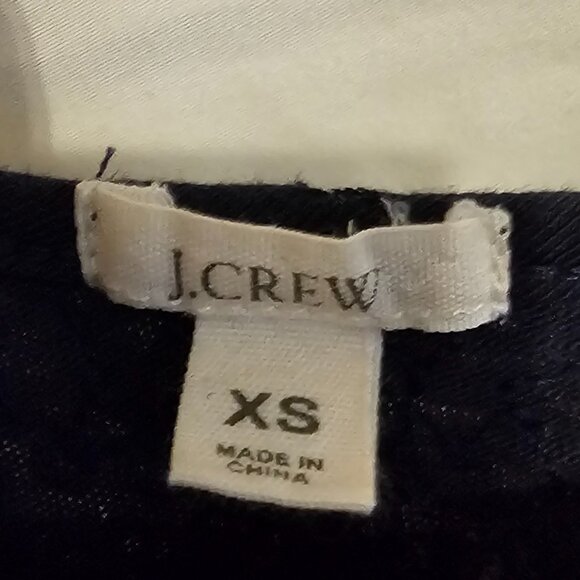 J. CREW Full Sequin Navy Blue Scoop Neck Tank Top (XS) - Picture 4 of 6